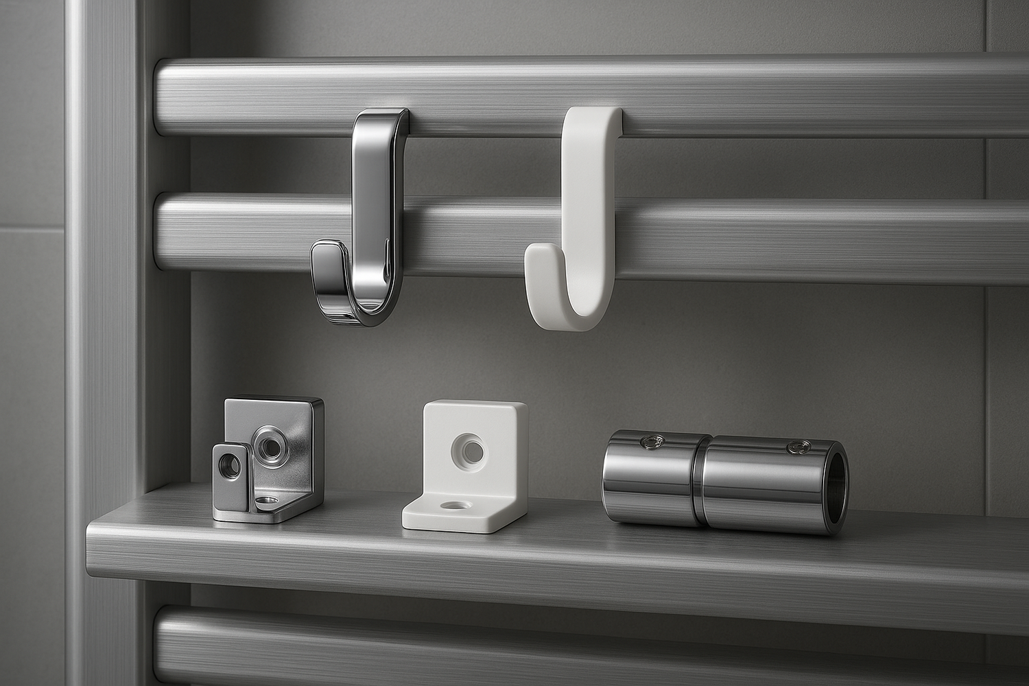 Աքսեսուարներ ալյումինե սրբիչաչորացուցիչների