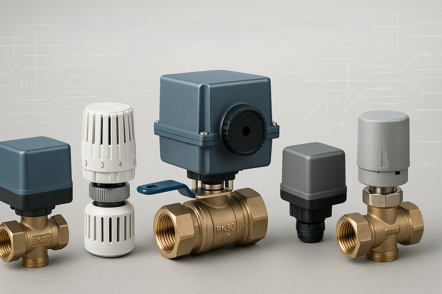 Կափույրներ, շարժաբերեր էլեկտրական