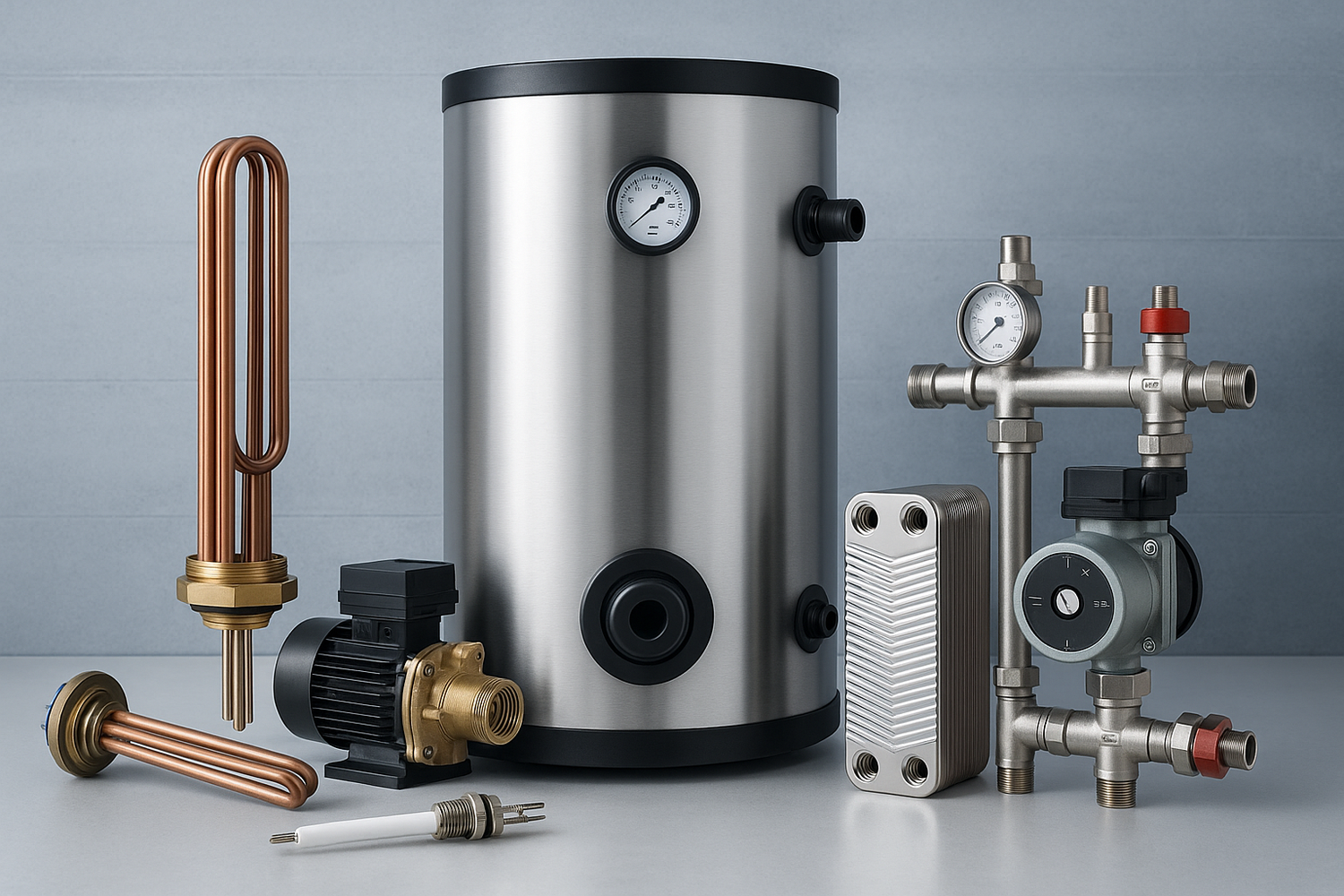 Բոյլերներ և դրանց բաղկացուցիչ, համալրող մասեր