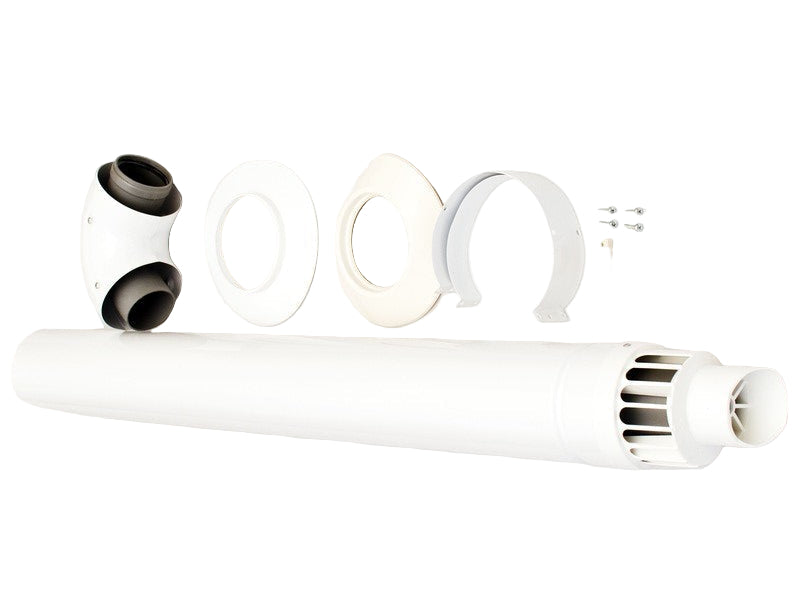 Ծխաօդատար խողովակ և արմունկ կոնդեսացիոն կաթսայի 1000 մմ Ø60/100 90° Ariston-3318073