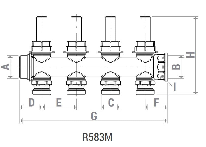 Կոլեկտոր ծախսաչափով արտաքին և ներքին պարուրակով 1"x3/4"E 4 տեղանոց Giacomini-R583MY114,
Կոլեկտոր ծախսաչափով արտաքին և ներքին պարուրակով 1"x3/4"E 3 տեղանոց Giacomini-R583MY113, Կոլեկտոր ծախսաչափով արտաքին և ներքին պարուրակով 1"x3/4"E 2 տեղանոց Giacomini-R583MY112