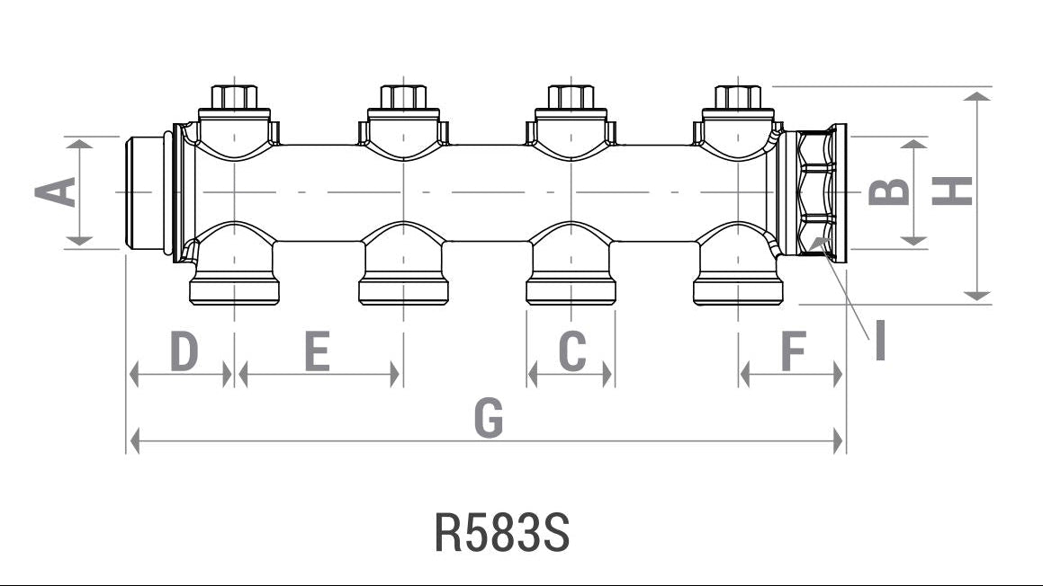 Կոլեկտոր փականով արտաքին և ներքին պարուրակով 1"x3/4"E 4 տեղանոց Giacomini-R583SY114,
Կոլեկտոր փականով արտաքին և ներքին պարուրակով 1"x3/4"E 3 տեղանոց Giacomini-R583SY113, Կոլեկտոր փականով արտաքին և ներքին պարուրակով 1"x3/4"E 2 տեղանոց Giacomini-R583SY112