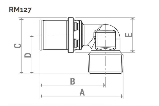 Անկյունակապ մամլիչ արտաքին պարուրակով 16x1/2" Giacomini-RM127Y033, 20x1/2" Giacomini-RM127Y037, 20x3/4" Giacomini-RM127Y047, 26x1" Giacomini-RM127Y058, 26x3/4" Giacomini-RM127Y049, 32x1" Giacomini-RM127Y059