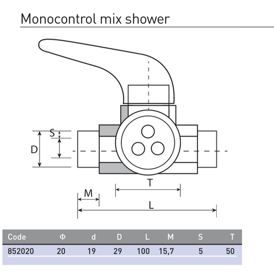 Ծորակ պոլիպրոպիլենային ցնցուղի քրոմապատ 20 մմ կանաչ Plastofer-852020