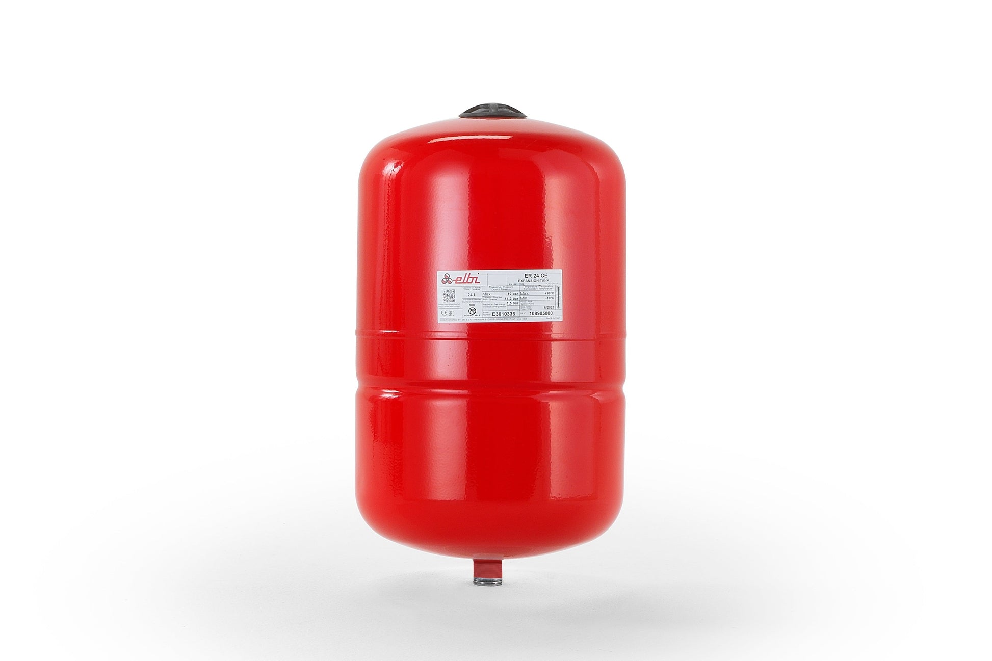 Բաք ընդարձակման ֆիքսված մեմբրանով 8 բար 3/4" 24 լիտր ER 24-CE Elbi-A102L27