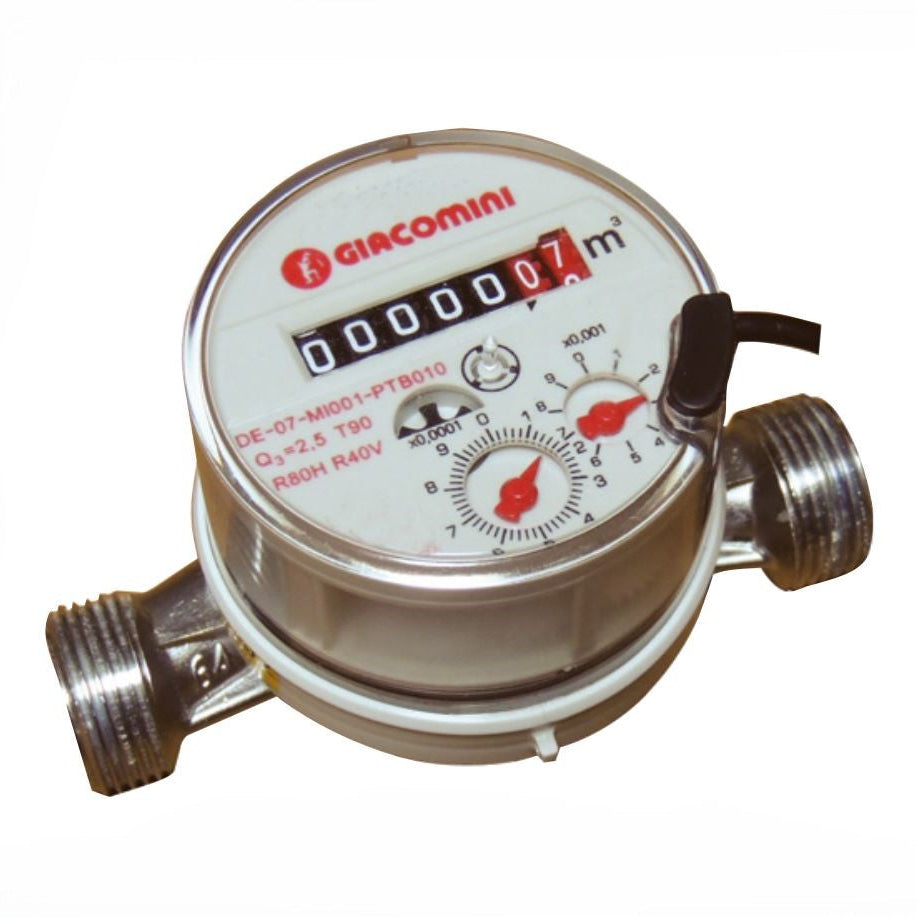 Ջրաչափ տաք ջրի M-Bus լարով արտաքին պարուրակով 3/4" Giacomini-GE552Y191