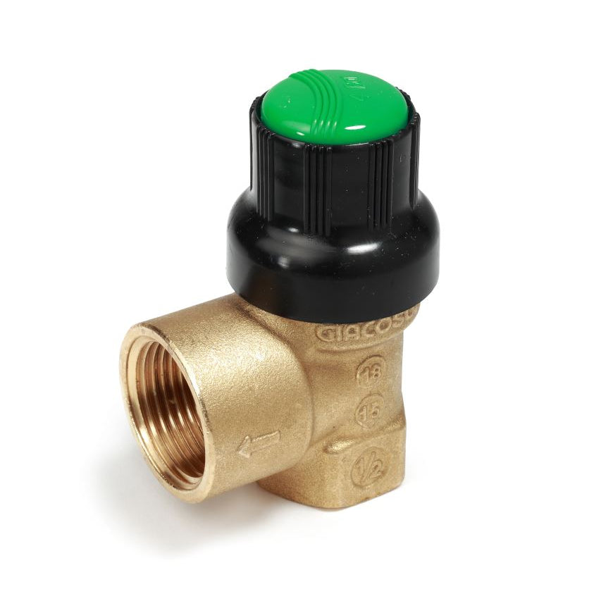 Կափույր ապահովիչ ավտոմատ ներքին պարուրակով արևային ջրատաքացման համակարգի 4 բար 1/2"x3/4" Giacomini-R140CY006