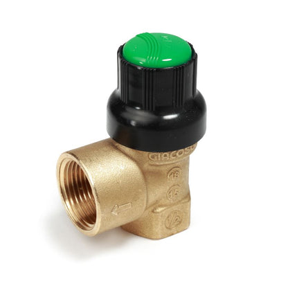 Կափույր ապահովիչ ավտոմատ ներքին պարուրակով արևային ջրատաքացման համակարգի 4 բար 1/2"x3/4" Giacomini-R140CY006