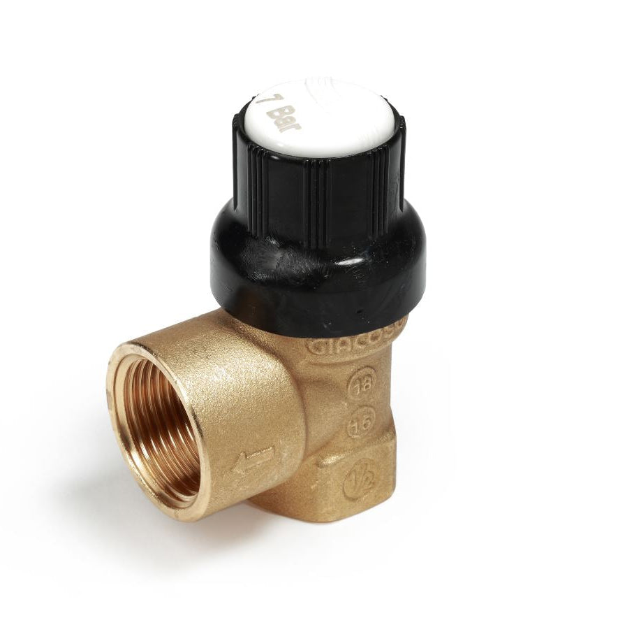 Կափույր ապահովիչ ավտոմատ ներքին պարուրակով 8 բար 1/2"x3/4" Giacomini-R140CY011