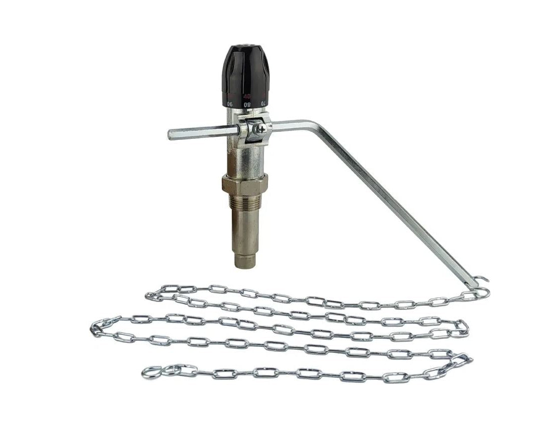 Կարգավորիչ ջերմաստիճանի պինդ վառելիքային կաթսայի 3/4" Giacomini-R158Y001