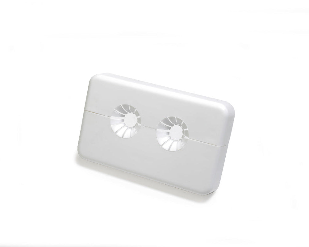 Կափարիչ խողովակի դեկորատիվ սպիտակ 2 հատանոց 16/35 մմ Giacomini-R175BY001