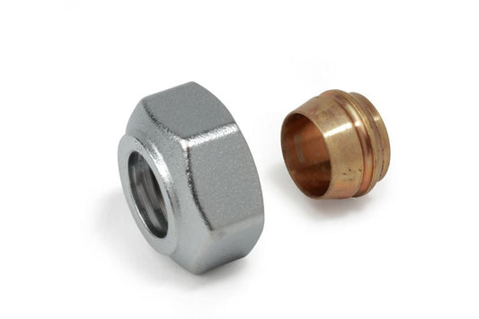 Անցում պարուրակային ամրակապման ներքին պարուրակով պղնձե փողակի 3/4"Ex16 Giacomini-R178EX115