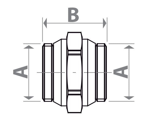 Անցում արտաքին պարուրակով հերմետիկ միջադիրով 3/4" Giacomini-R189DY004, 1" 1/4 Giacomini-R189DY006, 1/2" Giacomini-R189DY003,1" Giacomini-R189DY005