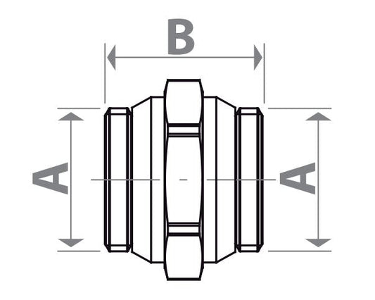 Անցում արտաքին պարուրակով հերմետիկ միջադիրով 3/4" Giacomini-R189DY004, 1" 1/4 Giacomini-R189DY006, 1/2" Giacomini-R189DY003,1" Giacomini-R189DY005