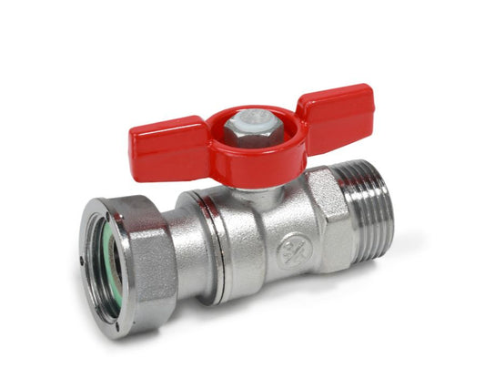 Փական գնդավոր թիթեռնիկ-բռնակով մանեկով արտաքին և ներքին պարուրակով 3/4"x3/4" Giacomini-R254PX004