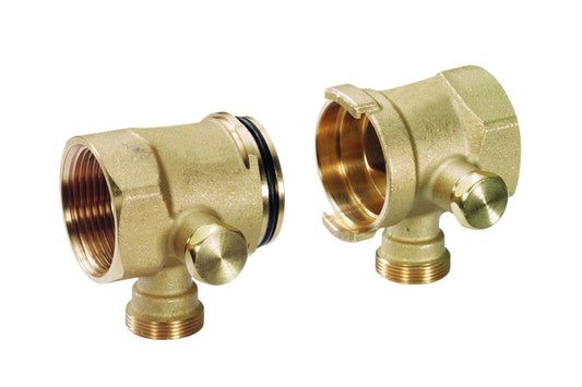 Կոլեկտոր-կցամաս հետադարձ եզրային ներքին պարուրակով DN32x18x1" 2 տեղանոց Giacomini-R53STY006