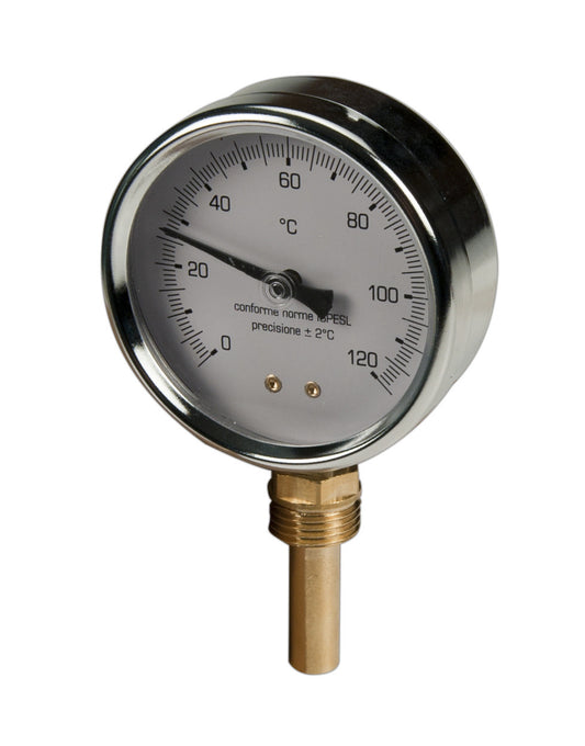 Ջերմաչափ հորիզոնական միացումով 0÷120 °C 1/2" Giacomini-R540IY001,
R540IY003