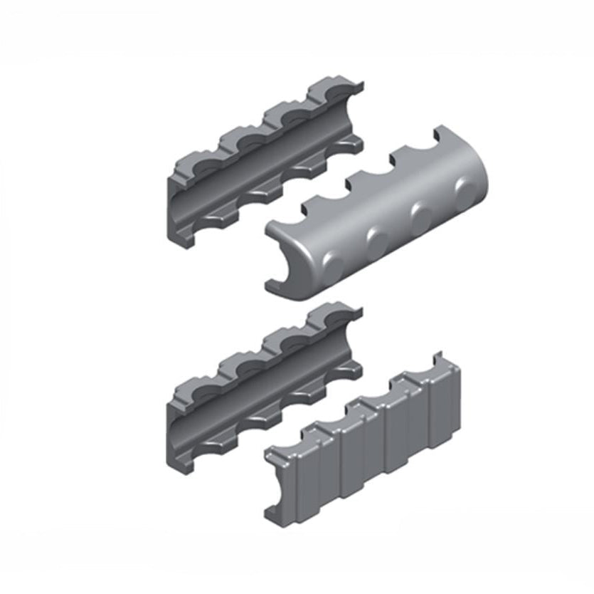 Պատյան կոլեկտորի ջերմամեկուսիչ 12 տեղանոց R553F, R53MM, R53MT, R53VM, R53VT 1”–1”1/4 Giacomini-R553WY005
