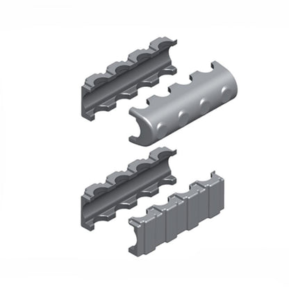Պատյան կոլեկտորի ջերմամեկուսիչ 12 տեղանոց R553F, R53MM, R53MT, R53VM, R53VT 1”–1”1/4 Giacomini-R553WY005