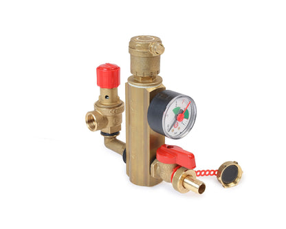 Լրակազմ ապահովիչ կափույրների փականով ներքին պարուրակով 1" Giacomini-R554EY001