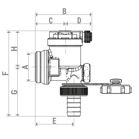Խցափակիչ կոլեկտորի ավտոմատ օդահանով ջրթափ կափույրով 1" Giacomini-R554IY005,  3/4" Giacomini-R554IY004, ավտոմատ օդահանով, ջրթափ կափույրով, հիգրոսկոպիկ թասակով 1" Giacomini-R554IY035