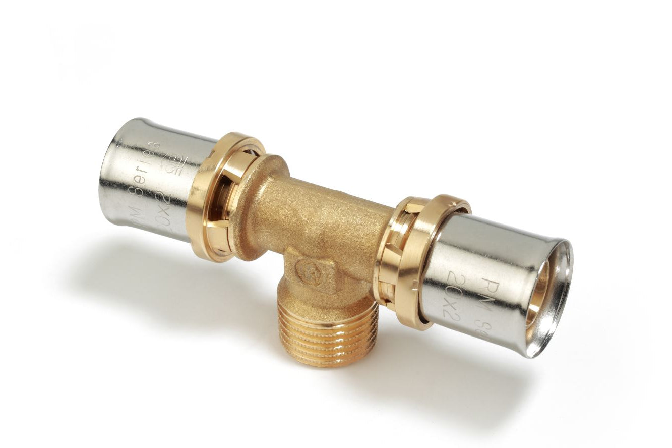 Եռաբաշխիկ մամլիչ արտաքին պարուրակով 20x1/2"x20 մմ Giacomini-RM153Y037, 16x1/2"x16 մմ Giacomini-RM153Y033