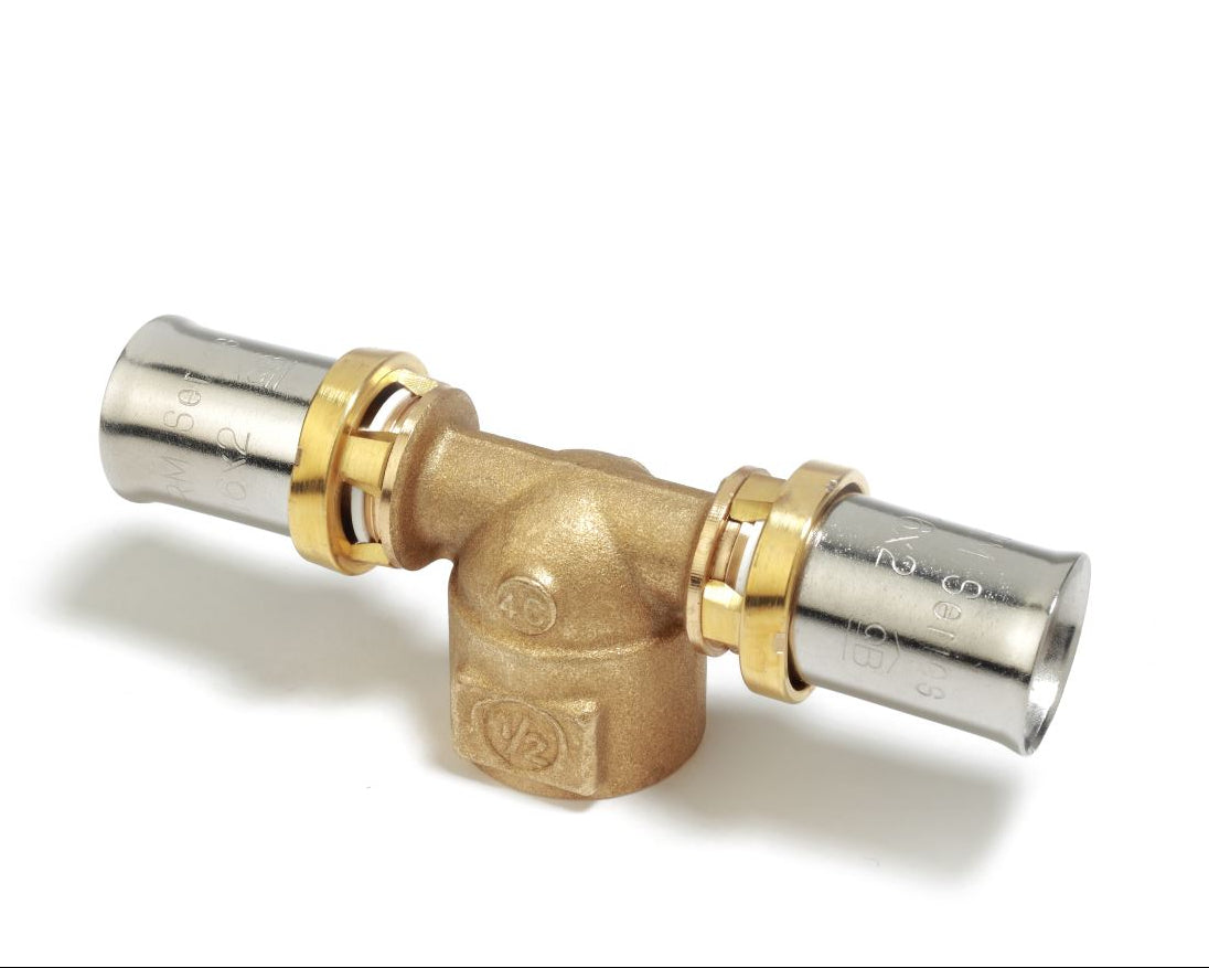 Եռաբաշխիկ մամլիչ ներքին պարուրակով 20x1/2"x20 մմ Giacomini-RM154Y037, 26x3/4"x26 մմ Giacomini-RM154Y049, 16x1/2"x16 մմ Giacomini-RM154Y033