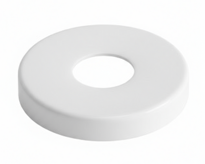 Կափարիչ խողովակի դեկորատիվ սպիտակ 16 մմ Global-A174