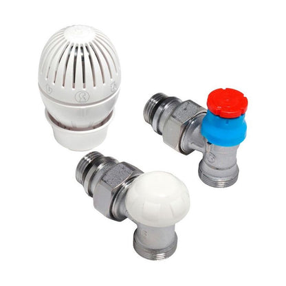 Լրակազմ ռադիատորի փականների ջերմապահպանիչ գլխիկով անկյունային 1/2" Giacomini-R470FX003