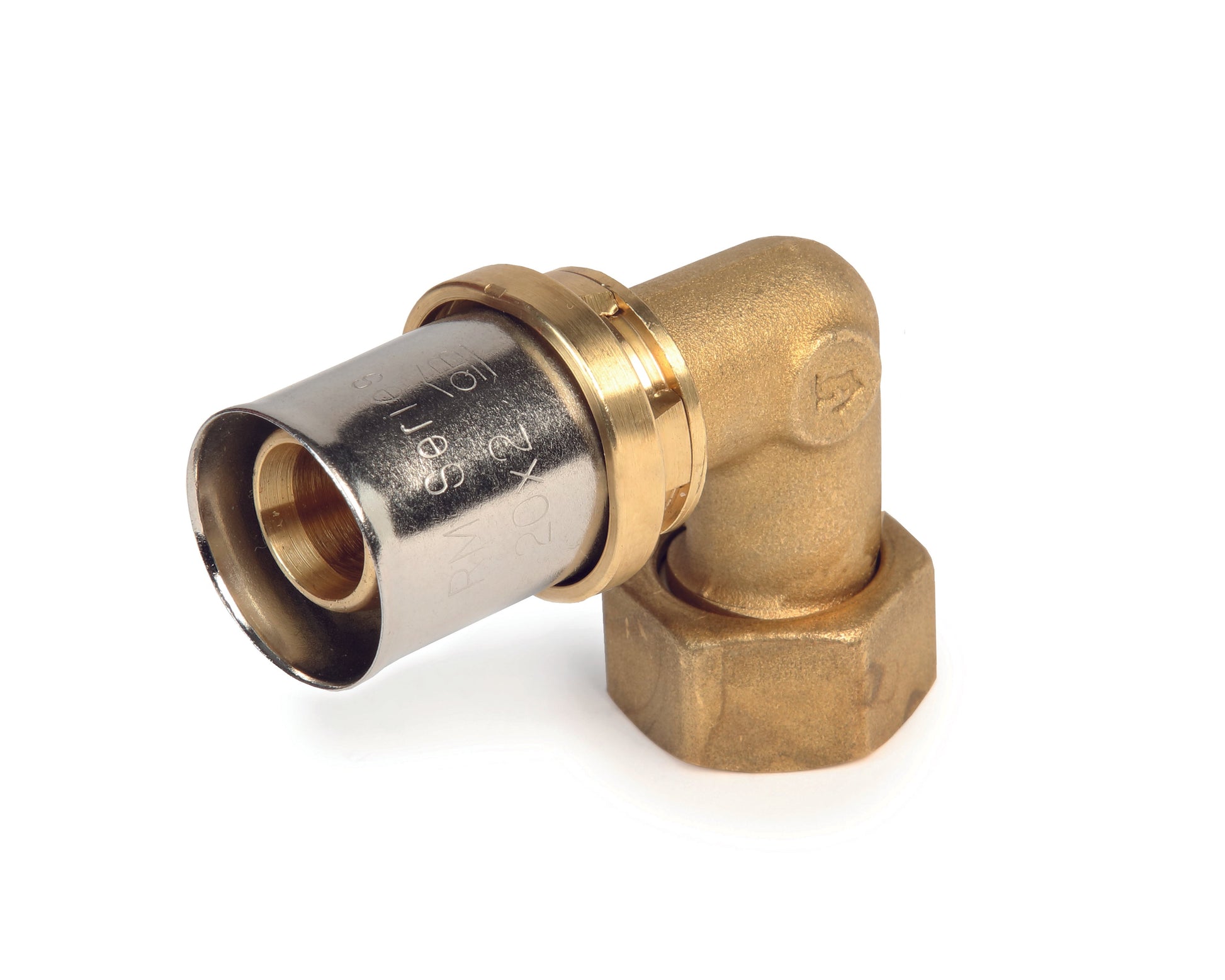 Անկյունակապ մամլիչ մանեկով ներքին պարուրակով 26x1" Giacomini-RM130PY058, 20x1/2" Giacomini-RM130PY037